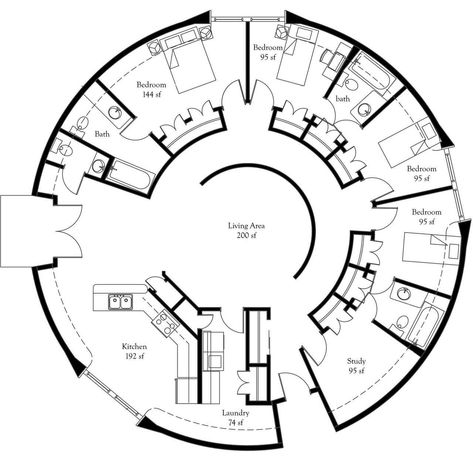 Circular Homes, Earthen House, Circular Architecture, Circular House, Monolithic Dome Homes, Eco Houses, Round House Plans, Casa Hobbit, Dome Homes