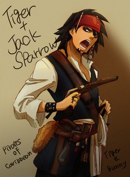 750x1024 324kB Jack Sparrow Drawing, Jack Sparrow Cosplay, Anime Pirate, Sparrow Art, Tiger And Bunny, Pirate Art, Anime Version, Captain Jack Sparrow, Pirate Life