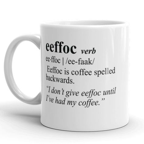 I Don't Give Eeffoc! Tea At Home, Printed Mugs, Nerdy Shirts, Funny Drinking Shirts, Alcohol Humor, Dog Branding, Coffee Tshirt, Cricut Craft Room, Coffee Drinkers