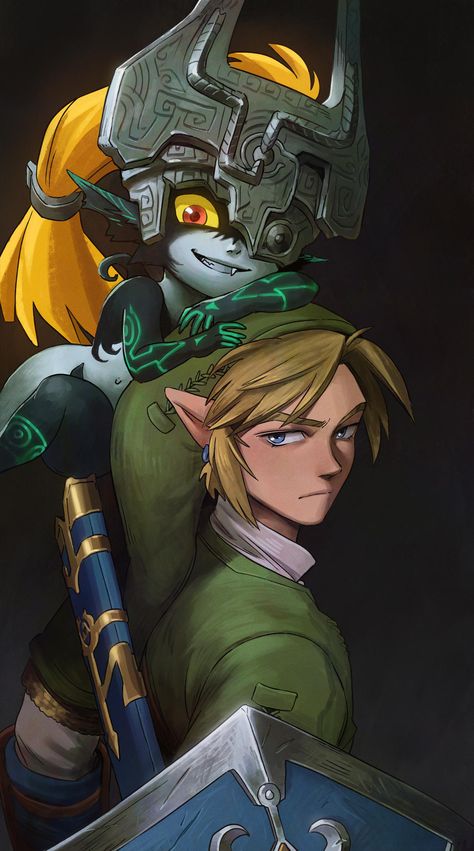 The Legend of Zelda: Image Gallery - Page 13 (List View) | Know Your Meme Legend Of Zelda Midna, Zelda And Link, Link And Midna, Nintendo Fan Art, Zelda Twilight Princess, Link Zelda, Zelda Art, Twilight Princess, Breath Of The Wild