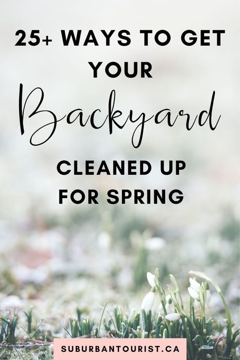 Outdoor Spring Cleaning Checklist, Spring Cleaning Yard, Spring Cleaning List, Garden Cleaning, Yard Cleanup, Spring Clean Up, Spring Cleaning Tips, Clean Patio, Garden Prepping