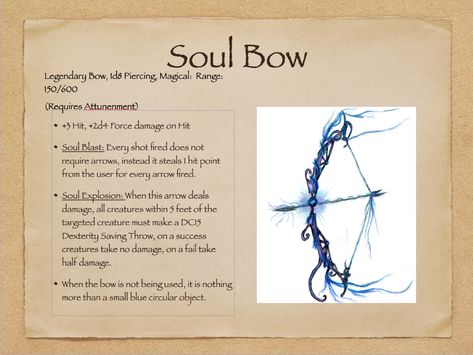 Dnd Longbow Homebrew, Longbow Dnd, Dnd Bows, Magic Longbow, Dnd Ghost, Dnd Feats, Dnd Magic, Dnd Stats, Dnd Homebrew