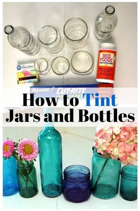 Mason Jar Projects, Pretty Candle, Diy Jar Crafts, Mason Jar Crafts Diy, Container Design, Glass Bottle Crafts, Jar Diy, Painted Mason Jars, Diy Wine