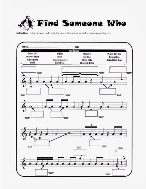 Music Names, Music Assessments, General Music Classroom, Music Reading, Music Notebook, Music Theory Worksheets, Music Teaching Resources, Middle School Music, Music Curriculum