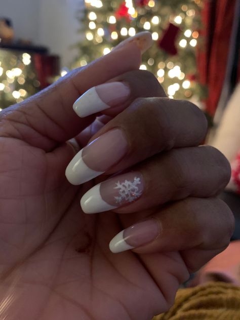 I wanted simple understated Christmas nails. Heart Nails, French Nails, Christmas Nails, Nails, Christmas, Beauty