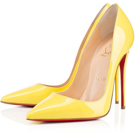 Christian Louboutin So Kate (2.185 BRL) ❤ liked on Polyvore featuring shoes, pumps, heels, christian louboutin, louboutin, yellow shoes, titi, heel pump, yellow pumps and sexy stilettos Womens Summer Shoes Sandals, Christian Louboutin Shoes Outfit, Christian Louboutin Heels Outfit, Heels Christian Louboutin, Louboutin So Kate, Christian Louboutin Outlet, Christian Louboutin So Kate, So Kate, Stunning Shoes