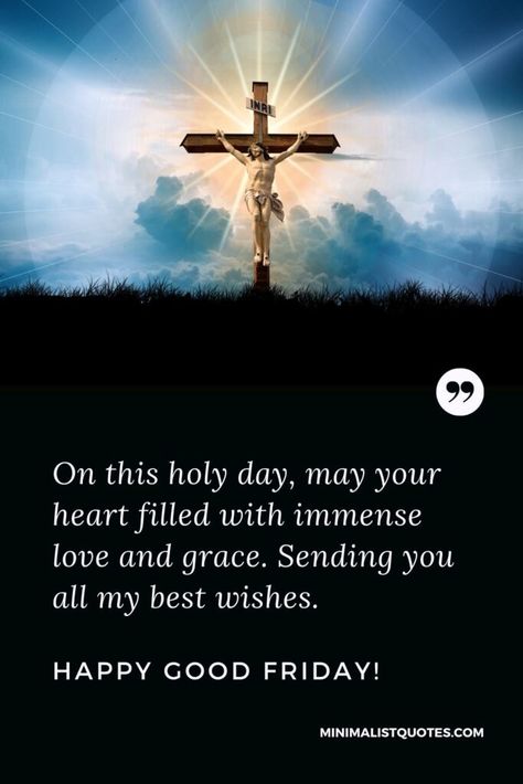 Good Friday Wishes, Quotes & Messages | Minimalist Quotes Good Friday Wishes, Good Friday Quotes, Happy Good Friday, Friday Wishes, For Whatsapp Status, Jesus Sacrifice, Friday Quotes, Quotes Messages, Great Thinkers