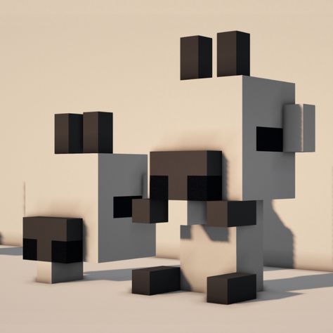 Minecraft Goat House, Minecraft Goat Statue, Axolotl Statue Minecraft, Goat Minecraft, Minecraft Animal Statues, Minecraft Park, Statue Minecraft, Aesthetic Minecraft Builds, Houses Minecraft