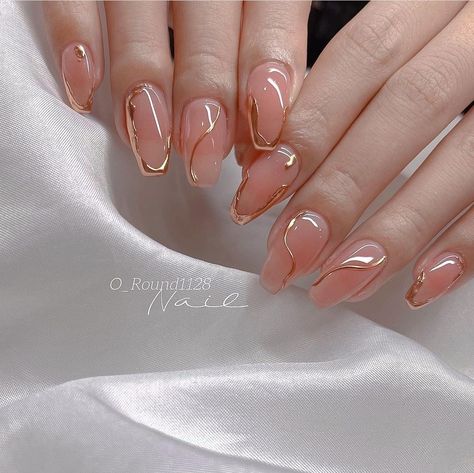 Elegant Touch Nails, Membentuk Alis, Milky Nails, Subtle Nails, Simple Gel Nails, Minimal Nails, Casual Nails, Her Nails, Blush Nails