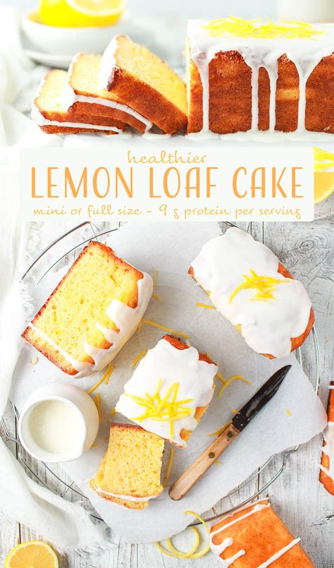 Cake Loaf, Lemon Loaf Cake, Protein Cake, Extra Protein, Lemon Loaf, Moist Cake, Warm Cake, Mini Loaf, Loaf Cake