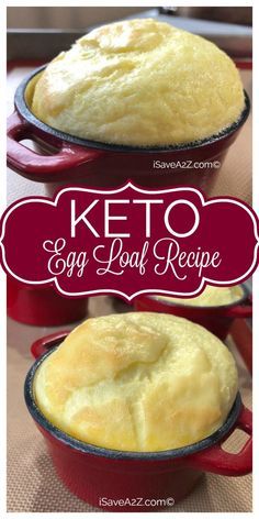 Keto Egg Loaf Recipe pinterest Keto Egg Loaf, Egg Loaf Recipe, Egg Fast Recipes, Egg Loaf, Egg And Grapefruit Diet, Keto Savory, Keto Egg Fast, Desayuno Keto, Keto Breads