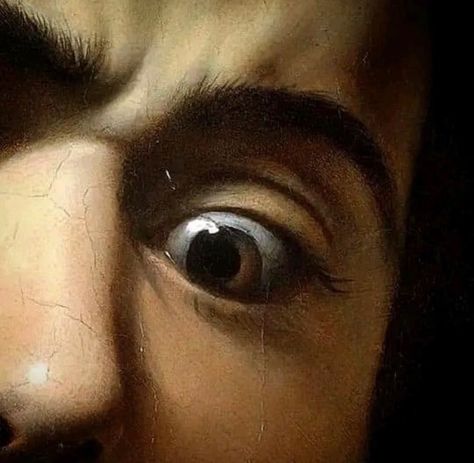 Scary Drawings, Eye Expressions, Gustave Courbet, Rennaissance Art, Moon Black, Baroque Art, Realism Art, Caravaggio, Human Art