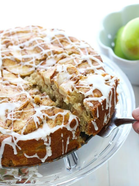 Pumpkin Pecan Cheesecake, Buttermilk Coffee Cake, Buttermilk Glaze, Apple Coffee Cake, Crumb Cakes, Apple Coffee, Brunch Cake, Apple Coffee Cakes, Buttermilk Cake