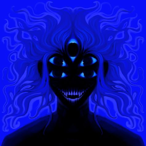 In the moment - - - - - - - #surreal #surrealist #portrait #portraitart #oc #characterart #character #eyes #eyesdrawing #dreamcore #weirdcore #unreality #sketch #digitalart #darkart #darkillustration #blueart #blueaesthetic #strange #eldritch Weirdcore Character Design, Breakcore Art, Eldritch Oc, Eldritch Horror Oc, Eldritch Being, Eldritch Art, Otherworldly Aesthetic, Weirdcore Pfp, Surrealist Portrait