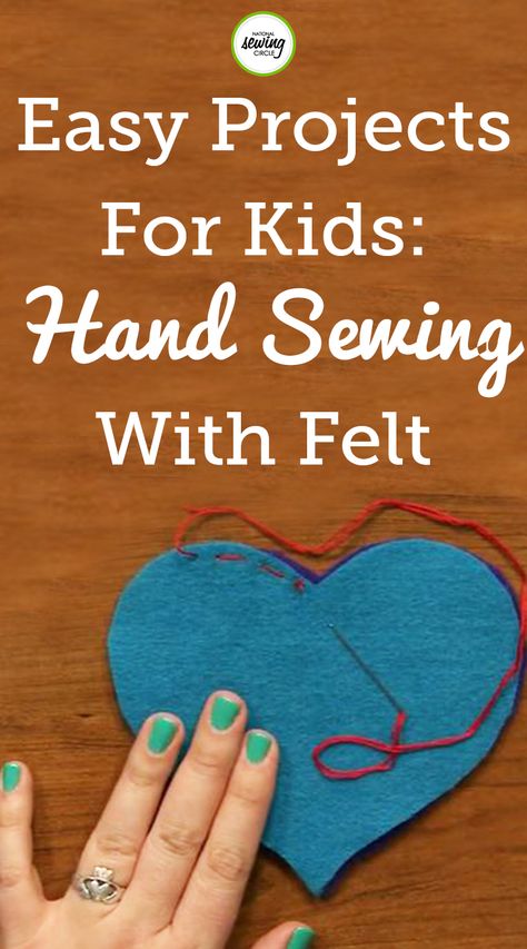 Learn To Sew Projects, Sewing For Kindergarten, Easy Felt Sewing Projects For Kids, Easy Hand Sewing Projects For Kids, Kids Hand Sewing Projects, First Sewing Projects For Kids, Small Hand Sewing Projects, Kids Sewing Projects Beginner, Felt Sewing Projects For Kids