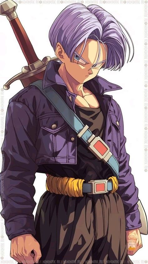 Future Trunks Dbz, Trunks Super Saiyan, Trunks Dbz, Dragon Z, Dragon Ball Z Shirt, Future Trunks, Dragon Ball Art Goku, Dragon Balls, Dragon Ball Super Manga