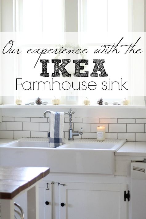 Ikea Quartz Countertop, Ikea Farmhouse Sink, Farmhouse Kitchen Countertops, Ikea Farmhouse, Farmhouse On Boone, Outdoor Kitchen Countertops, Farm Kitchen, Farm Sink, Farmhouse House