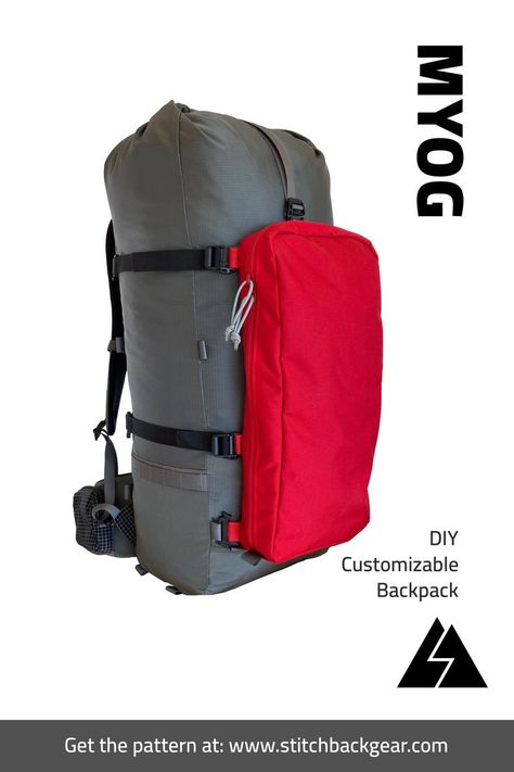 Make Your Own Backpack, Diy Backpack Pattern, Diy Backpack, Summer Sewing, Wrist Wallet, Ultralight Backpacking, Hiking Backpacking, Backpack Pattern, Tactical Backpack