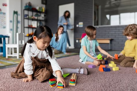 Daycare, Pre school, Infant Daycare Early Learning Centre, Learning Shapes, Childcare Center, Play Based, School Help, Play Based Learning, Language Development, Education System, Childhood Education