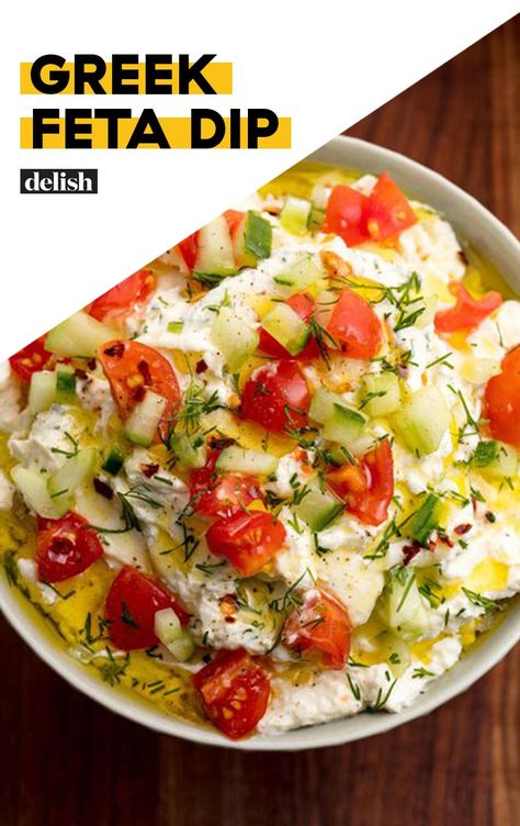 Greek Feta Dip, Feta Dip, Lose Your Mind, Mediterranean Diet Recipes, Healthy Appetizers, Appetizer Dips, Greek Recipes, Mediterranean Recipes, Appetizers For Party