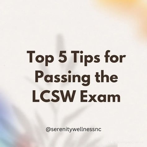 Preparing for the LCSW exam? You’ve got this! 💪 Here are 5 must-know tips to help you pass with confidence. From structured study plans to mastering ethics, these strategies will keep you focused and on track for success. 📚✨ • Need some more guidance when it comes to studying? I’ve got you covered! Check out the link in my bio for exclusive resources, including a detailed study guide, practice exams, and so much more to help you feel fully prepared. 📝✅ • • #lcsw #lcswexam #aswb #clinicalsocia... Lcsw Study Guide, Lcsw Supervision, Lcsw Exam, Study Plans, You Ve Got This, Practice Exam, Study Plan, Mental And Emotional Health, Social Work