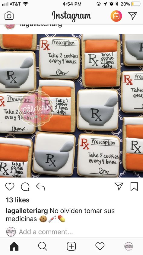 Prescription Cookies Decorated, Pharmacy Themed Cookies, Pharmacy Cookies, Pill Cookies, Doctor Cookies, Medical Cookies, Nurse Cookies, Thank You Cookies, Cookie Sets