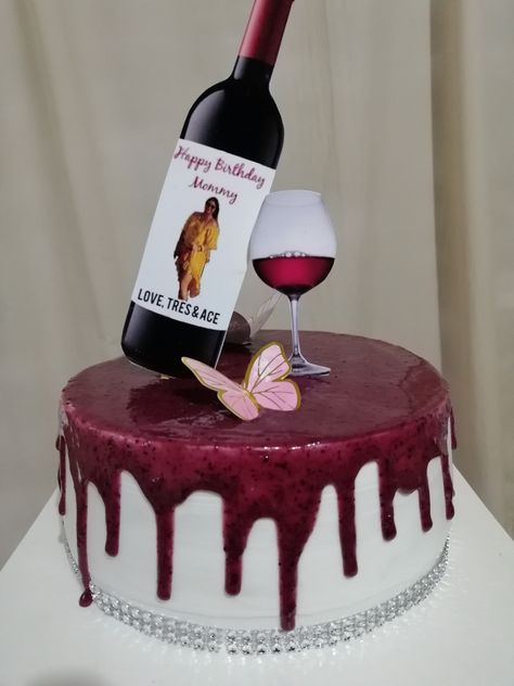 Mechanic Cake, Wine Cake, Bolo Barbie, 60th Birthday Cakes, 60th Birthday, Red Wine, Birthday Cake, Pastel, Wine