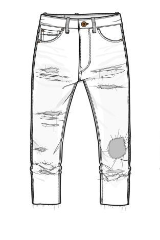 Bottoms: Denim Sketch, Drawing Men, Bottoms Men, Jeans Drawing, Character Background, Sketch Fashion, Fashion Design Template, Denim Bottoms, Clothing Sketches