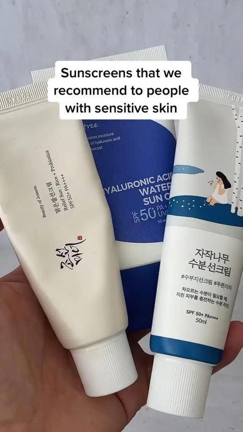 Sensitive Skin Care Routine Korean, Sensitive Skin Sunscreen, Korean Sunscreen For Sensitive Skin, Best Sunscreen For Sensitive Skin, Korean Skincare Sensitive Skin, Korean Skincare For Sensitive Skin, Best Sunscreen For Dry Skin, Best Sunscreen For Face, Skincare Routine For Sensitive Skin