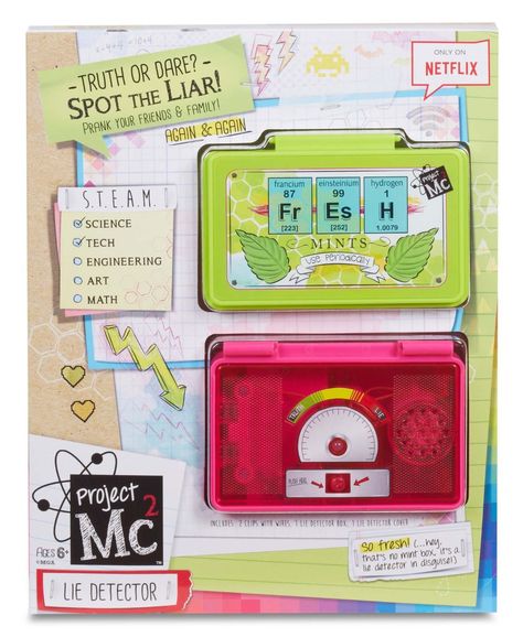 Project Mc2 Lie Detector Project Mc2 Toys, Project Mc Square, Mc Square, Project Mc, Project Mc2, Minted Art, Lie Detector, Math Projects, Science Kits