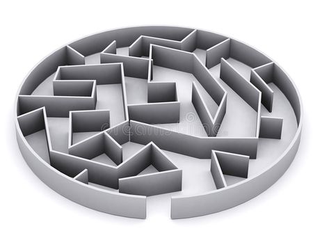 Spaces Drawing, Interior Design Spaces, 3d Maze, Maze Design, Digital Design Trends, Vector Character, Free Stock Photos Image, 3d Illustration, Labyrinth