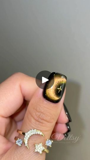 12M views · 613K reactions | 🌙 Another Cat Eye Nail Trend! Moon & Galaxy Cat Eye Nails 🌌 who’s obsessed? 😍 

🛒Products Used:
✨Aurora Cat Eye Gel
✨ Nail Art Stickers-Bohemian

👉 Shop the same nail supplies via my bio or visit vettsy.com

Follow @vettsystore & @vettsynails for more nail inspiration 🧚‍♀️

👭Tag friends who would like this👭

#vettsynails #nailsathome #cateyenails #magneticnails #nailart #cateyenailart #naildesign #moonnails #galaxynails #nailinspo #cutenails | Vettsy | rickymaranomusic · Ricky Marano - Beautiful Things remix Cat Eye Nails Tutorial, Cat Eye Nail, Moon Galaxy, Galaxy Cat, Moon Nails, Nail Trend, Eye Nails, Galaxy Nails, Magnetic Nails