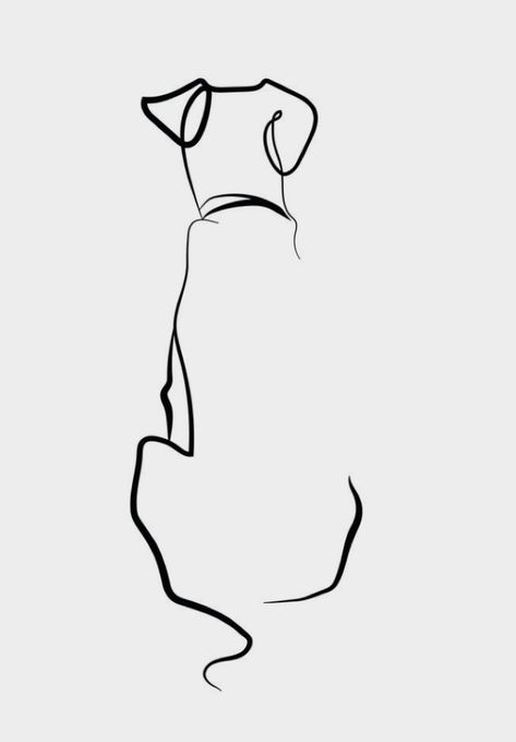 Dog Siloute Tattoo, Labrador Outline Tattoo, Fine Line Dog Ear Tattoo, Black Lab Tattoos Simple, Fine Line Dog Tattoo Ideas, Minimalist Dog Tattoo Line Drawings, Lab Drawing Easy, Line Drawing Friends, Chocolate Lab Tattoo