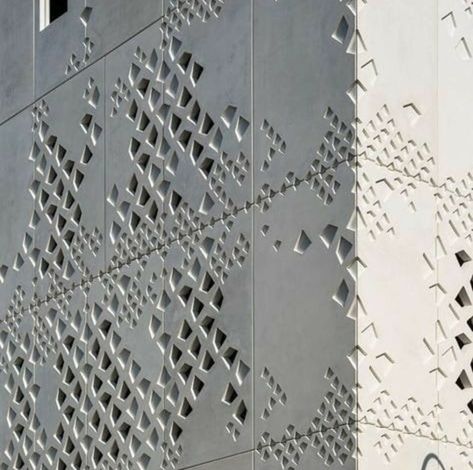 Grc Facade, Facade Skin, Landscape Architecture Diagram, Building Skin, Concept Models Architecture, Facade Architecture Design, Facade Lighting, Parametric Architecture, Mosque Architecture