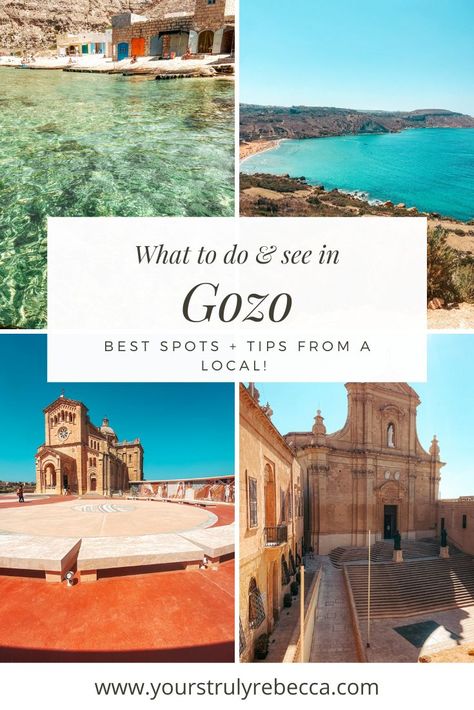 Click here to find out the must see spots and things to do in Gozo, Malta! All tips are from a local who has been visiting the island for years. Come on over to have the best trip to Gozo ever! #gozo #gozomalta #malta #gozoisland #gozomaltabeautifulplaces #beautifulplaces #thingstodogozo #gozomaltafood #tipsfromalocal Malta Vacation, Malta Food, Gozo Island, Malta Travel Guide, Gozo Malta, Maltese Islands, Malta Gozo, Malta Travel, Best Trip