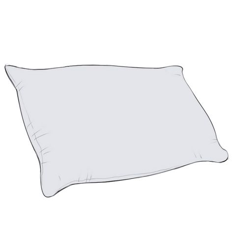 How to Draw a Pillow - Easy Drawing Art Pillow Drawing Reference, Pillow Drawing, Friend Drawings, Best Friend Drawings, Poster Inspiration, Neck Pillow Travel, Drawings Of Friends, Drawing Easy, Easy Drawing