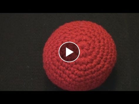 Crochet Ball Tutorial Videos, Crochet A Ball Free Pattern, How To Crochet Ball, How To Make A Crochet Ball, Amigurumi Ball Free Pattern, How To Crochet A Ball, Crochet Ball Tutorial, Crocheted Ball, Tutorial Amigurumi