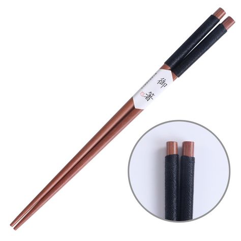 Japanese-style Natural Handmade Wood Chopsticks Japan/China Eating Ware Chop Sticks with String Wood Wooden Kitchenware, Chop Sticks, Japanese Dining, Wooden Chopsticks, Chestnut Wood, Cultural Crafts, Japanese Chopsticks, Chopsticks Set, Entertaining Guests