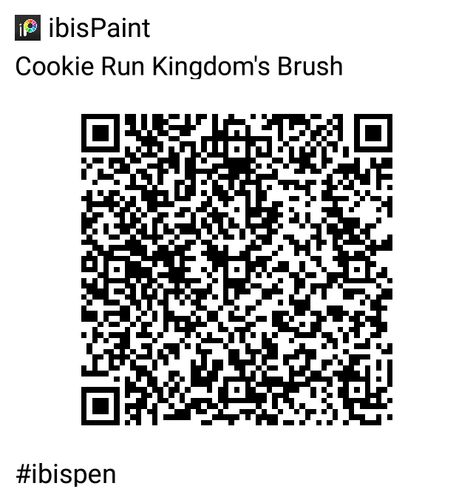 Don't repost, steal and without asking permission Cookie Run Kingdom Brush Ibispaint, Cookie Run Kingdom Brush, Crk Brush Ibispaint, Cookie Run Brush Ibis Paint, Qr Codes Ibispaint, Ibis Qr Code, Ibispaint Qr Code, Codes For Ibis Paint, Ibis Art