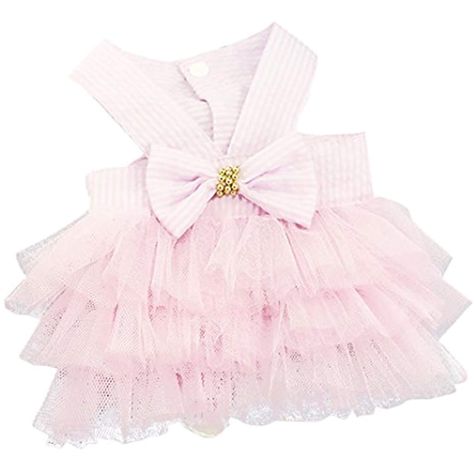 Wakeu Small Dog Girl Dress Pet Puppy Cat Lace Tutu Stripe Vest Skirt Clothes >>> Be sure to check out this awesome product. (This is an affiliate link) Corgarff Castle, Costumes For Dogs, Girl Dog Clothes, Small Dog Dresses, Stripe Vest, Dog Wedding Dress, Dog Girl, Skirt Tutu, Puppy Dress