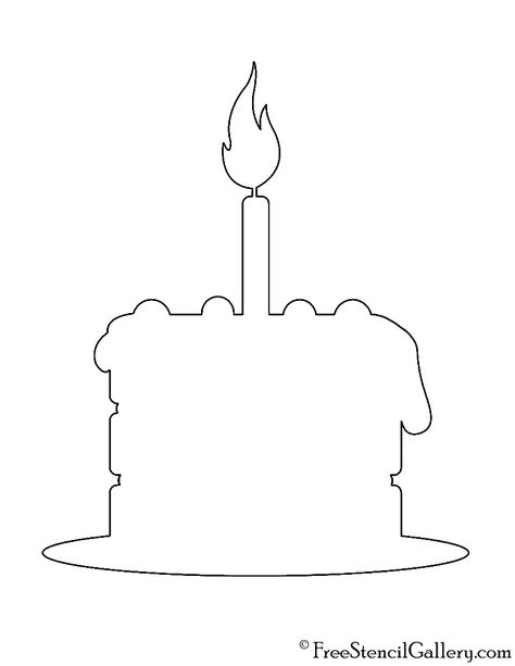 Birthday Cake Stencil | Free Stencil Gallery Cake Stencil, A Birthday Cake, Free Stencils, Cake Pictures, Cake Designs Birthday, Picture Search, Free Movies, Cake Designs, Wii