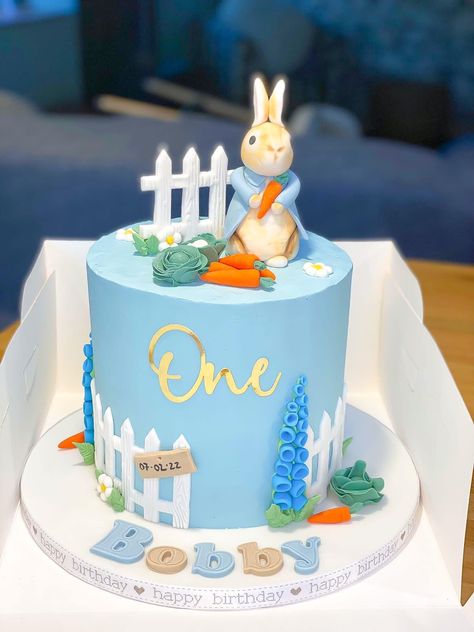 Peter Rabbit 1st Birthday, Peter Rabbit Theme Party, Bee Birthday Cake, Twin Birthday Cakes, Peter Rabbit Cake, 2nd Birthday Party For Girl, Peter Rabbit Birthday, Peter Rabbit Party, Boys 1st Birthday Party Ideas