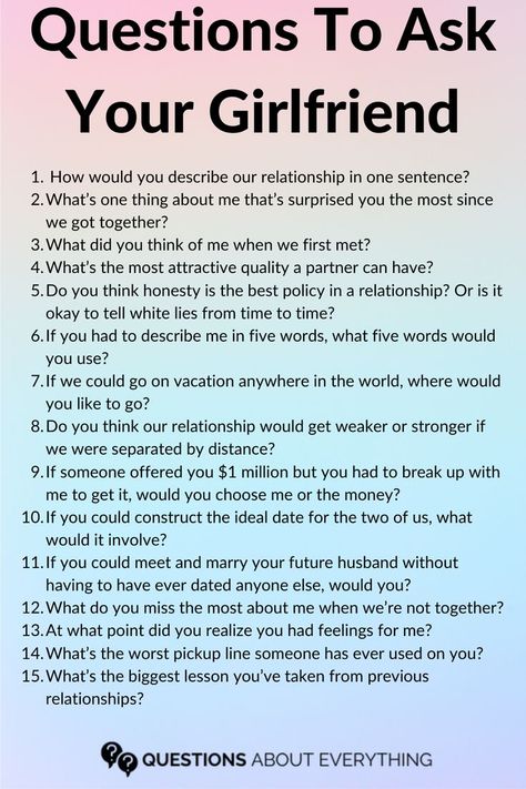 A list of deep questions to ask your girlfriend Questions To Ask Girlfriend, Girlfriend Questions, Fun Relationship Questions, Questions To Ask Your Girlfriend, Question Games For Couples, Question Games, No Emotions, Cute Texts For Her, Deep Conversation Starters