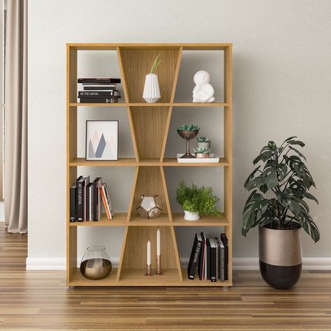 Shelving Design, Regal Design, Bookshelf Design, Wooden Bookcase, Bookcase Shelves, Home Modern, Open Shelf, Shelf Design, Retail Furniture