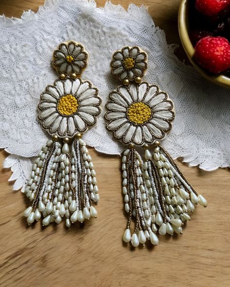 Handmade Beaded Earrings, Quirky Jewelry, Owl Earrings, Handmade Earrings Beaded, Quirky Fashion, Durga Puja, Jewellery Handmade, Handmade Ornaments, Website Link