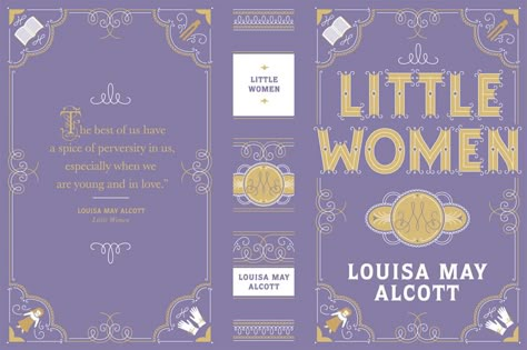 Jessica Hische - Little Women Book Cover from Barnes & Noble Classics Jessica Hische Typography, Jessica Hische, Accessoires Barbie, Barbie Printables, Dollhouse Books, Miniature Printables, Vintage Book Covers, Printable Books, Little Women