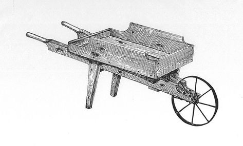 Old Fashioned Wooden | Wheelbarrows | Vendor Carts | Peddler Carts | Wheels | Plans Garden Wheelbarrow, Vendor Cart, Wooden Wheelbarrow, Wheelbarrow Garden, Wooden Cart, Build A Table, Wheelbarrows, Woodworking Kits, Cottage Crafts