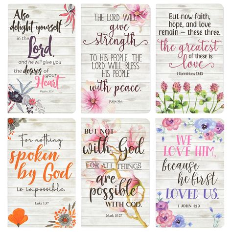 Arrives by Sat, Oct 7 Buy 6 Pack Floral Themed Daily Prayer Journals for Women, 5x8 Christian Notebooks with Inspirational Bible Scripture (80 Pages) at Walmart.com Bible Verse Journaling, Bible Calendar, Strength In The Lord, Notebook Wallpaper, Christian Journals, Inspirational Bible Verse, Prayer Journals, Study Notebook, Psalm 37