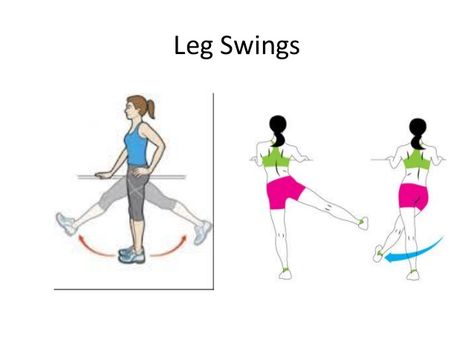 Leg swings to start off an inner thigh routine. Also great for dynamic stretching. This is a great exercise that you can also use as a warm-up. Put your feet together and arms around the body. Raise a leg out to the side, while keeping the other one straight. Balance the leg from one side to the other in front of the supporting leg. Make 3 sets of 10 reps on one each foot. Leg Swings Exercises, Leg Swings, Mobility Workout, Cycle Syncing, Dynamic Stretching, Get Ready For Summer, Thigh Exercises, Inner Thigh, Shape Of You