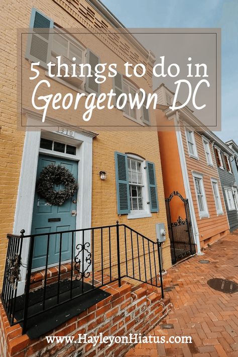 There’s certainly an array of things to do in Georgetown, DC. A charming area where you’ll find federal-style buildings, quaint canals, and a vibrant foodie scene, Georgetown is a must-visit on your trip to Washington DC. #DC #washingtondc #usatravel Where To Eat In Georgetown Dc, What To Do In Georgetown Dc, Things To Do In Georgetown Washington Dc, Trip To Washington Dc, Georgetown Dc, Georgetown Washington Dc, Walkable City, Dc Trip, Washington Dc Travel